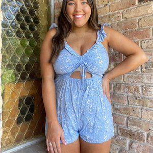 Forever 21 Floral Romper